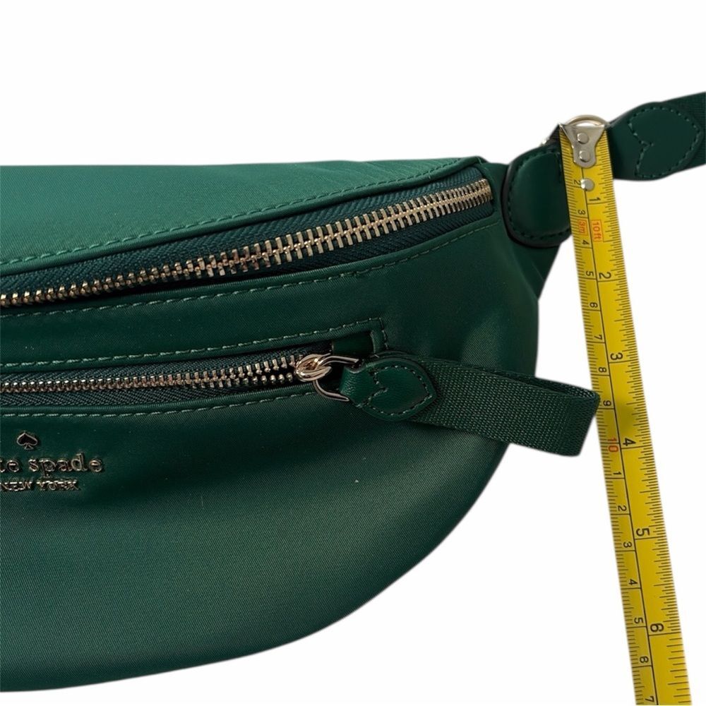 Kate Spade Chelsea Nylon Belt Bag Deep Jade Green NWT Adjustable Strap KC504 - Picture 7 of 7